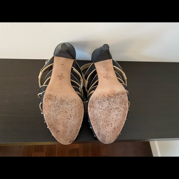 Cole Haan strappy heels. - Picture 6 of 7